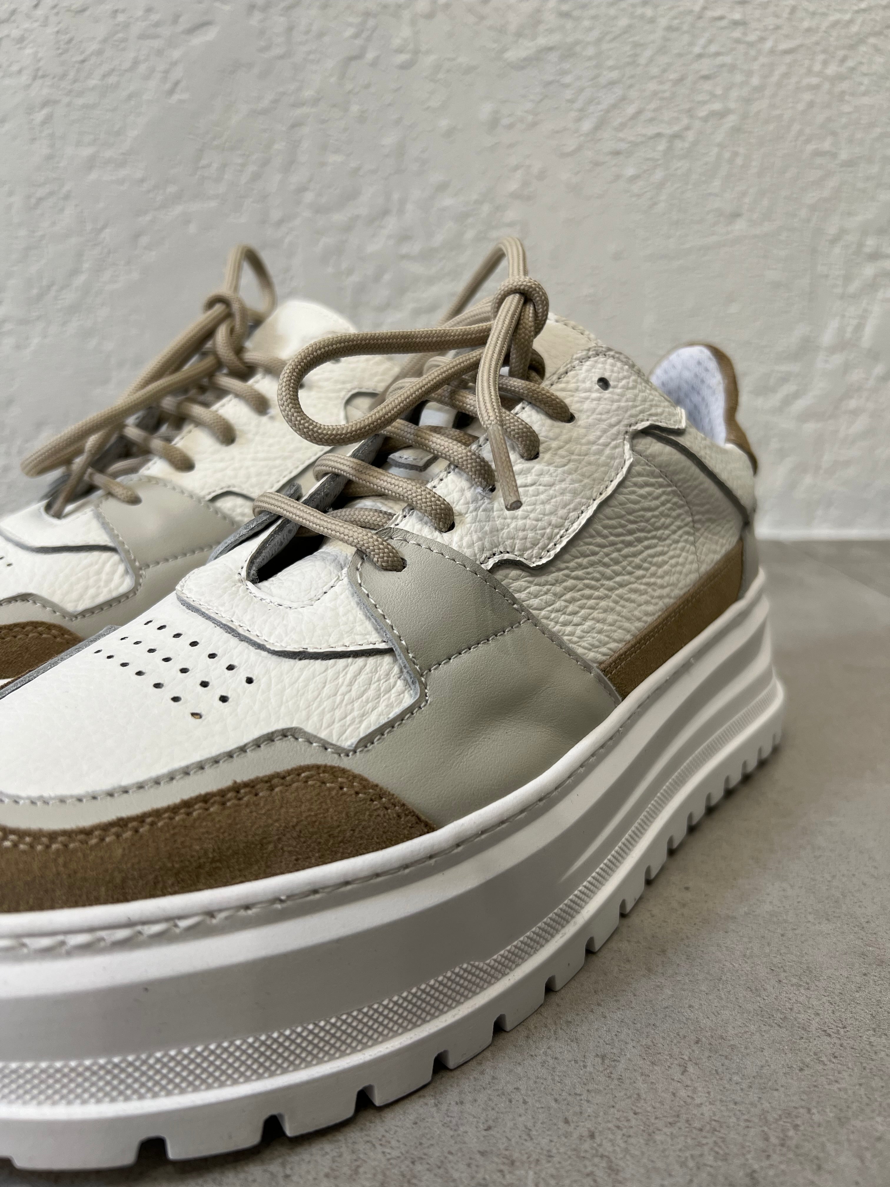 Sneakers Bear in Camoscio e Pelle