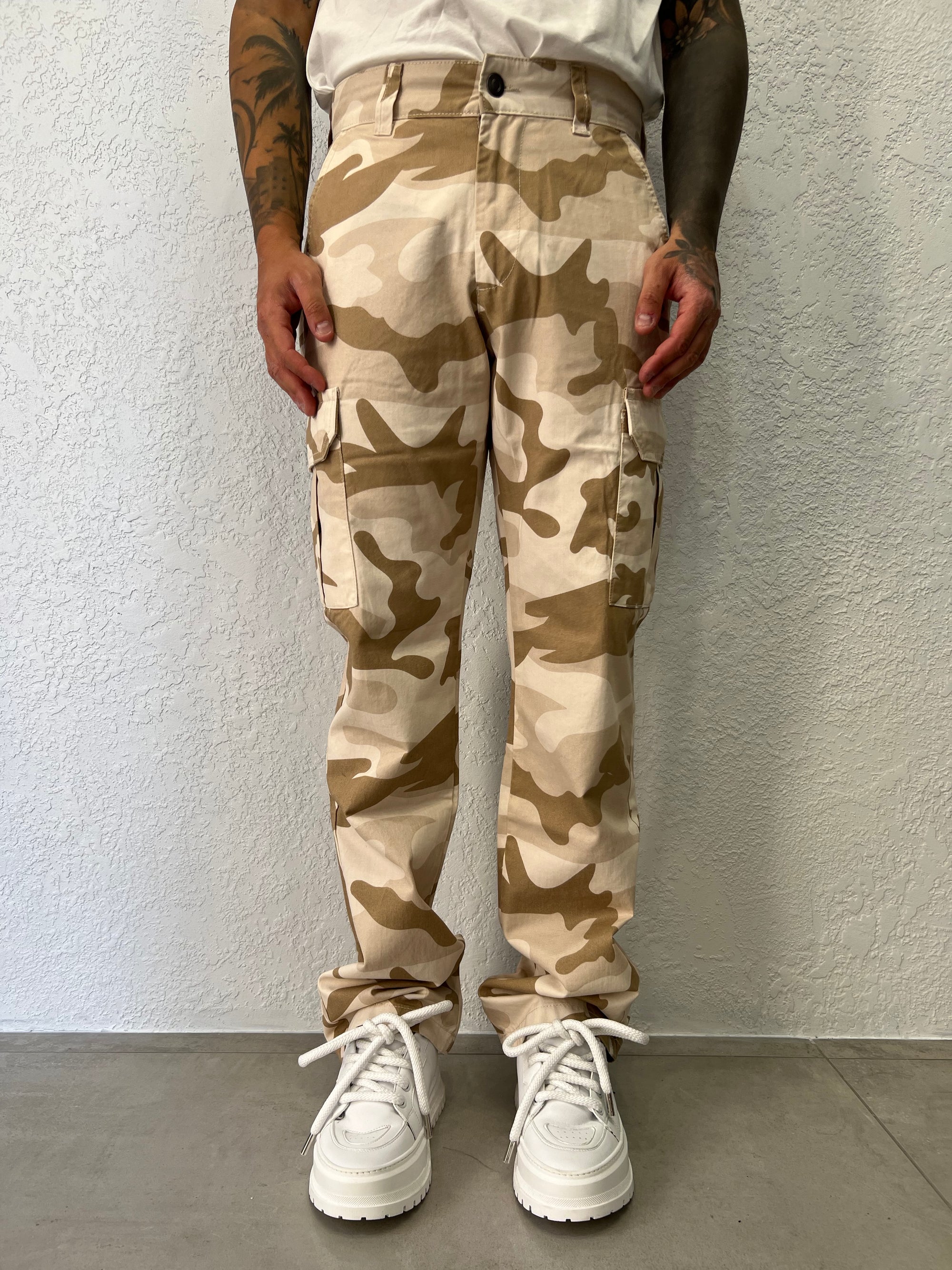 Pantalone Camouflage Chiaro