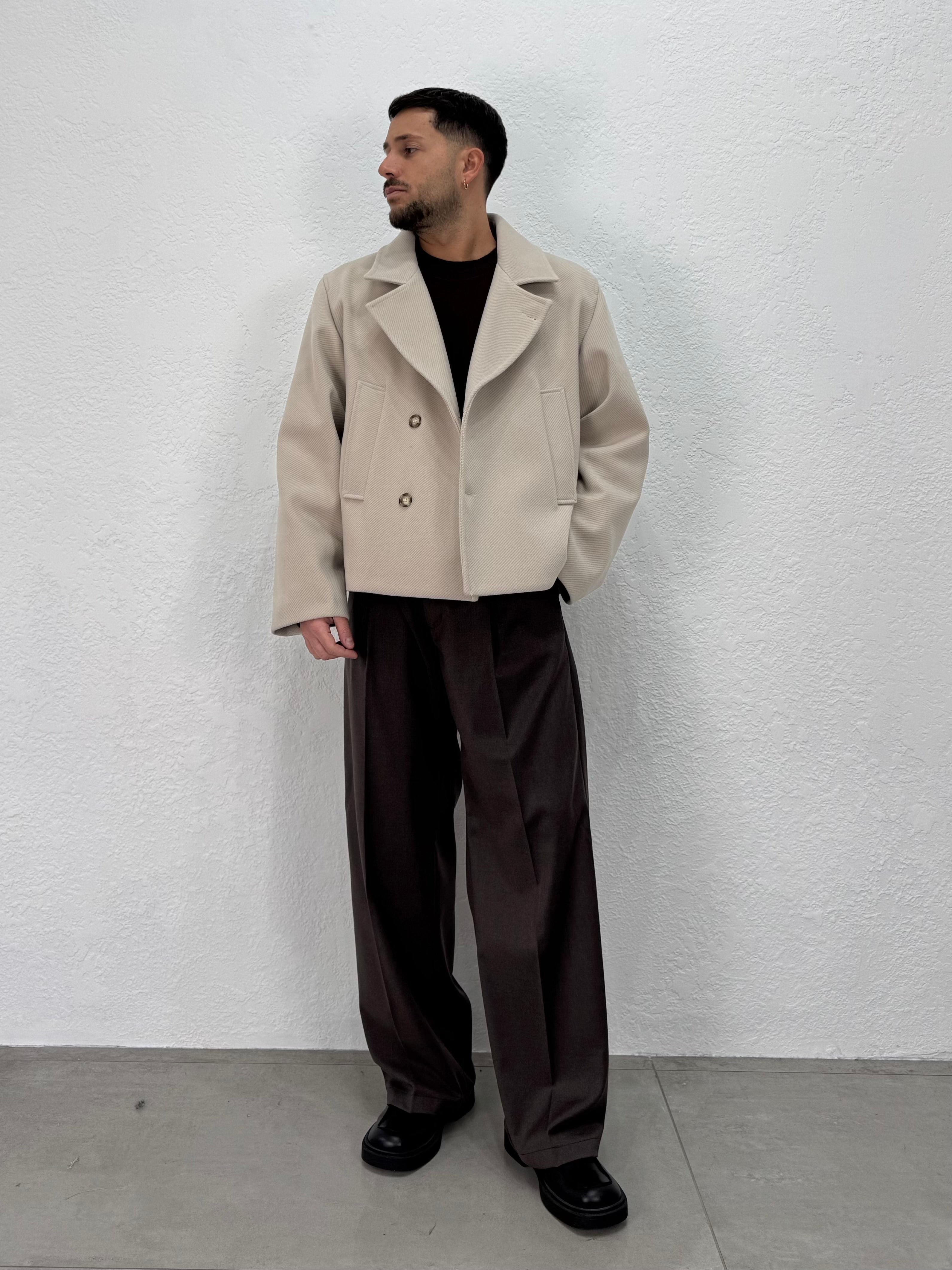 CAPPOTTO CORTO DUE BOTTONI