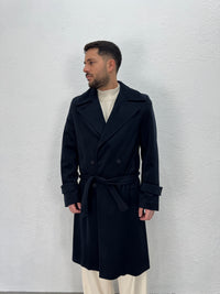 CAPPOTTO REGOLARE LUNGO BLU