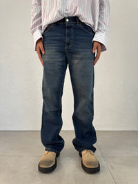 JEANS SABBIATO BLU