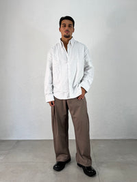 CAMICIA INUSUAL QUADRI CON RICAMO