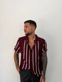 CAMICIA IN FILO RIGATA