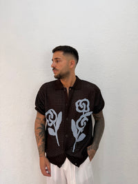 CAMICIA IN FILO FLOWERS