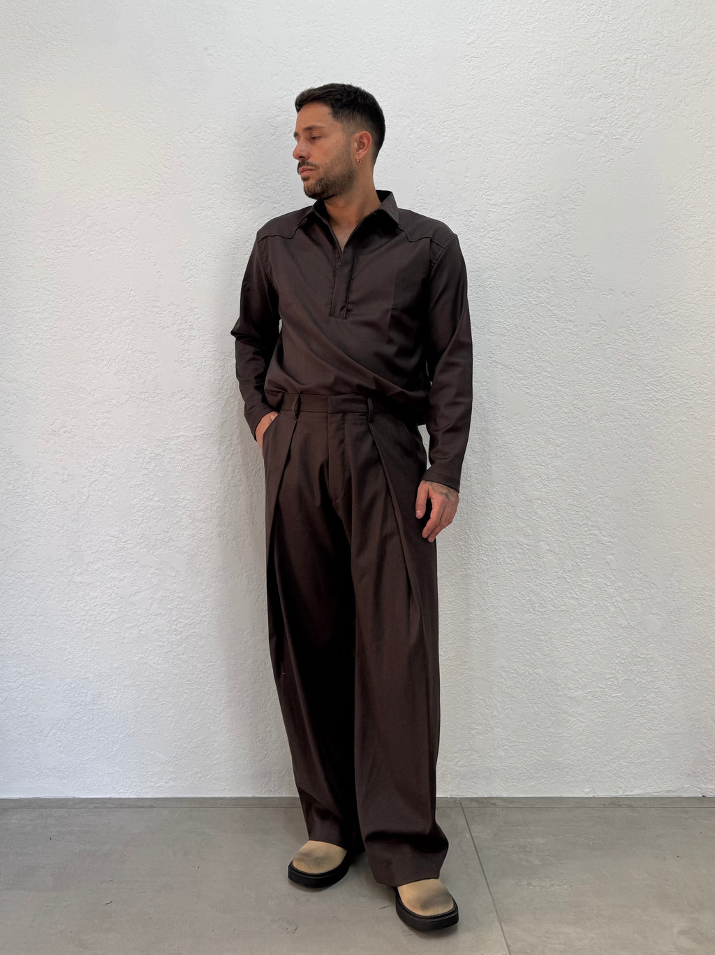 PANTALONE PINCES LATERALE SMITH