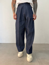 PANTALONE VITA ALTA CHAMBRAY