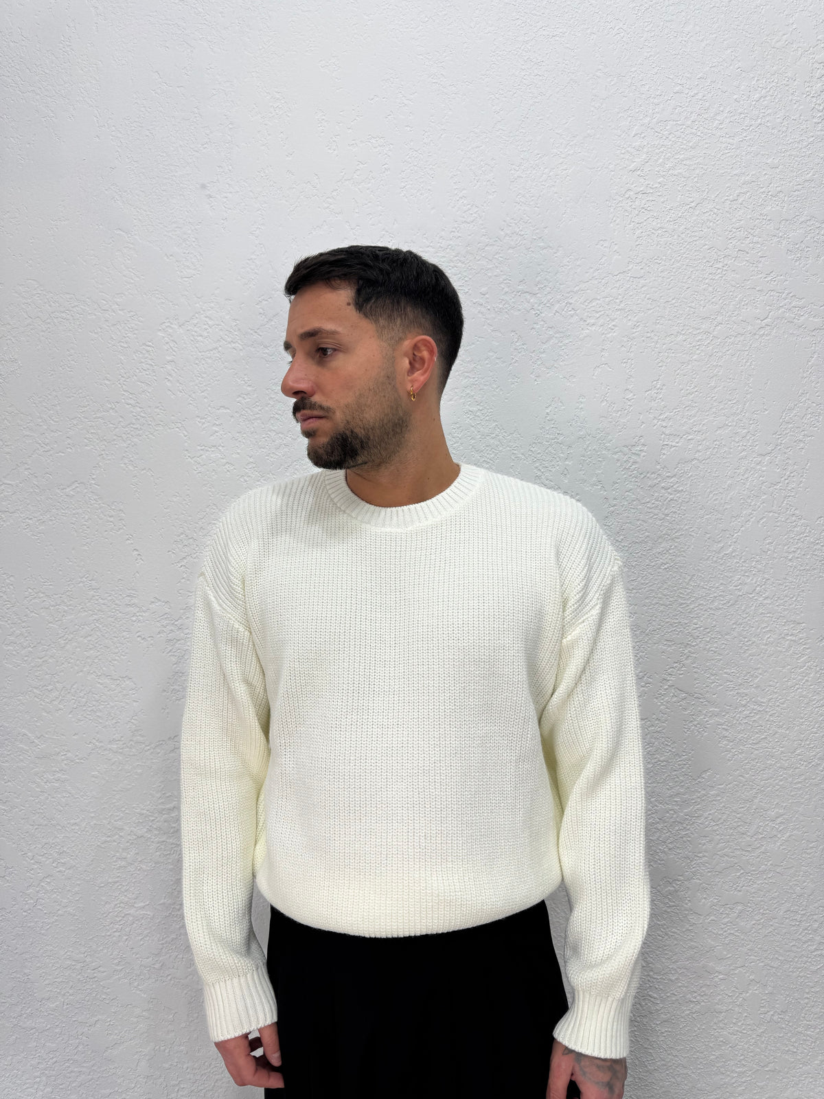 MAGLIONE GIROCOLLO CROPP