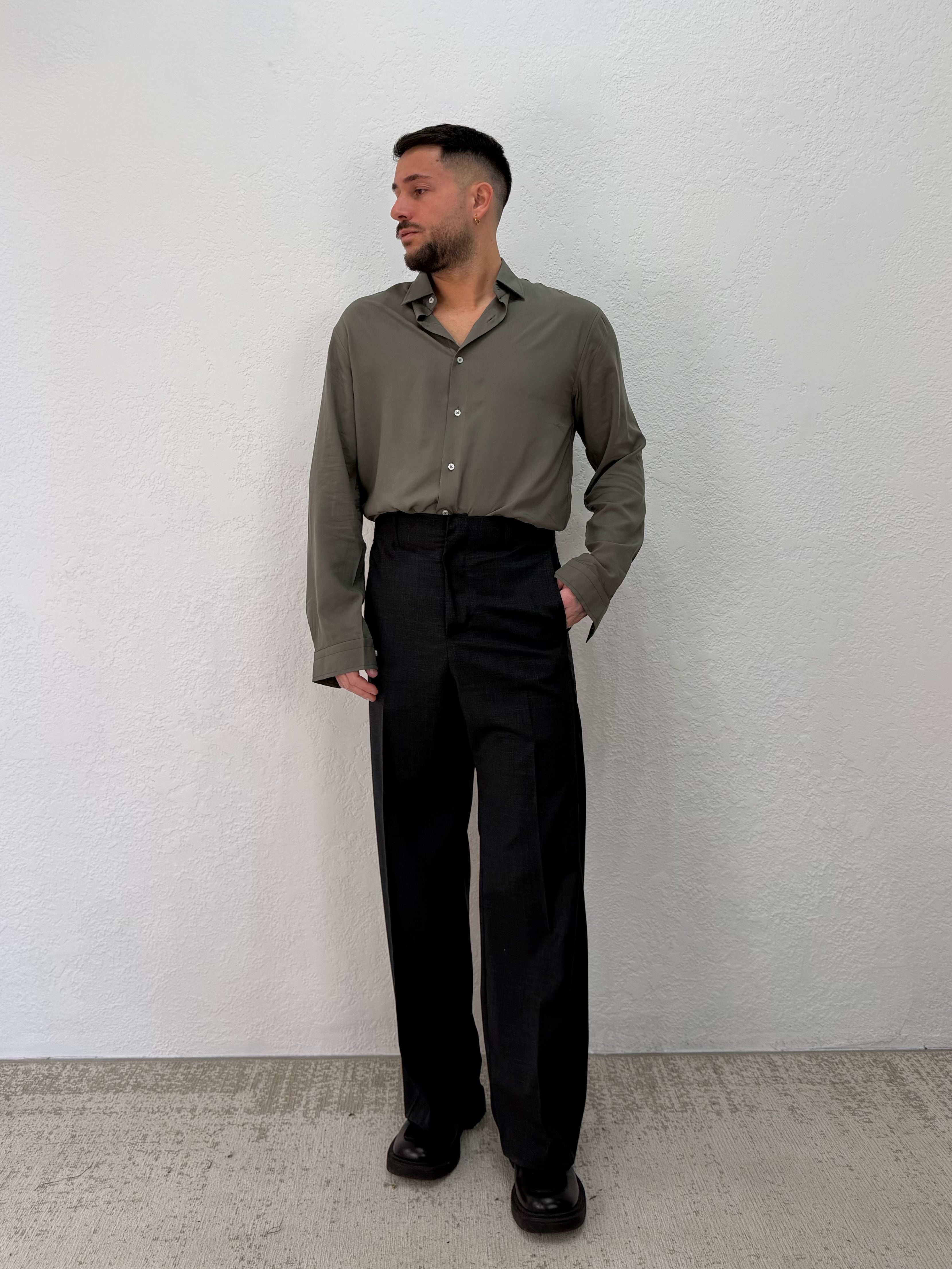 CAMICIA IN VISCOSA OVER