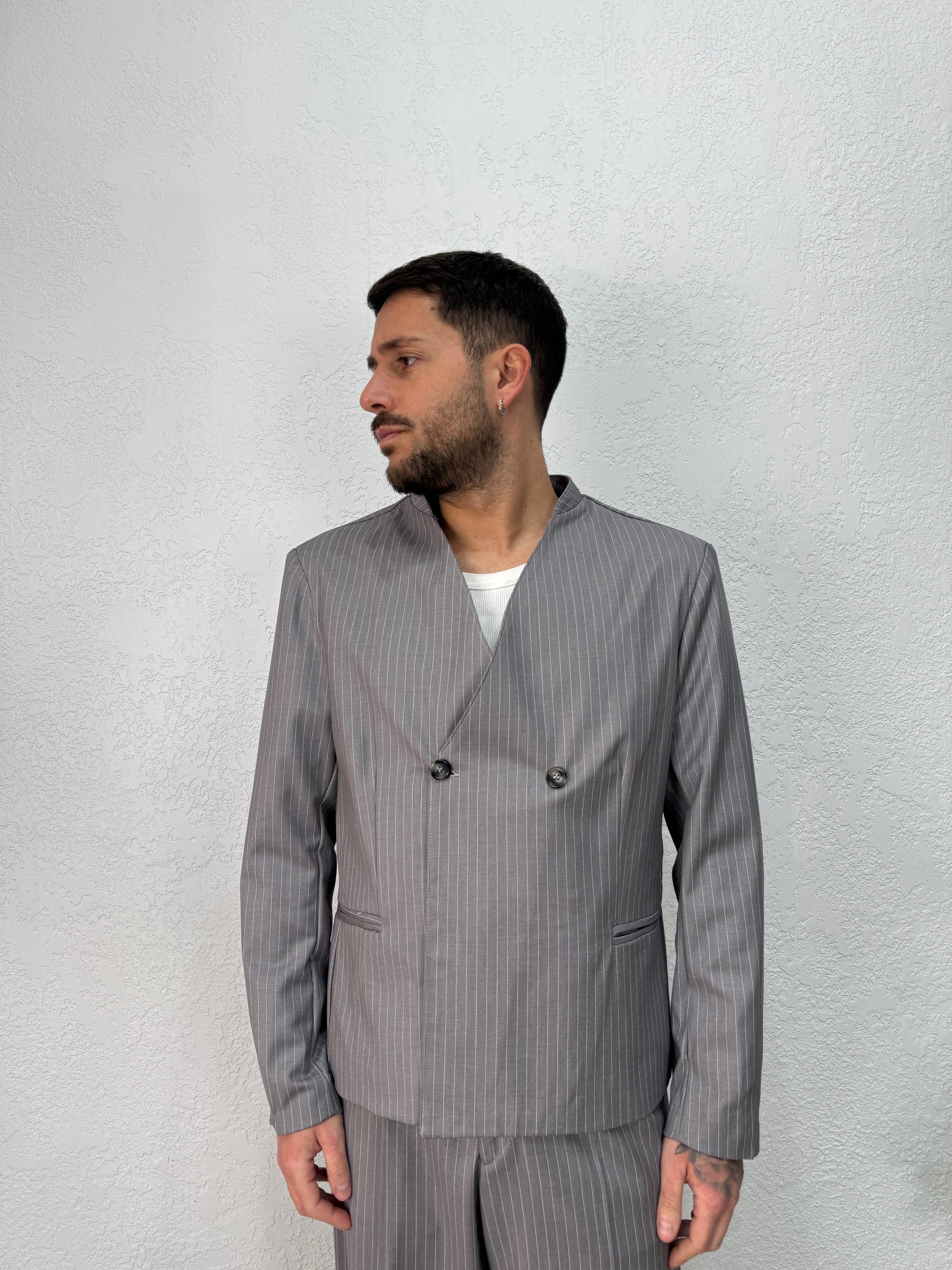 Gessato grigio / 46