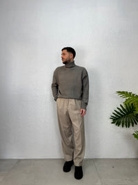 MAGLIONE COLLO ALTO LANA MOHAIR
