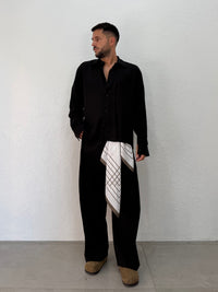 PANTALONE PINCES LATERALE MIDWEST