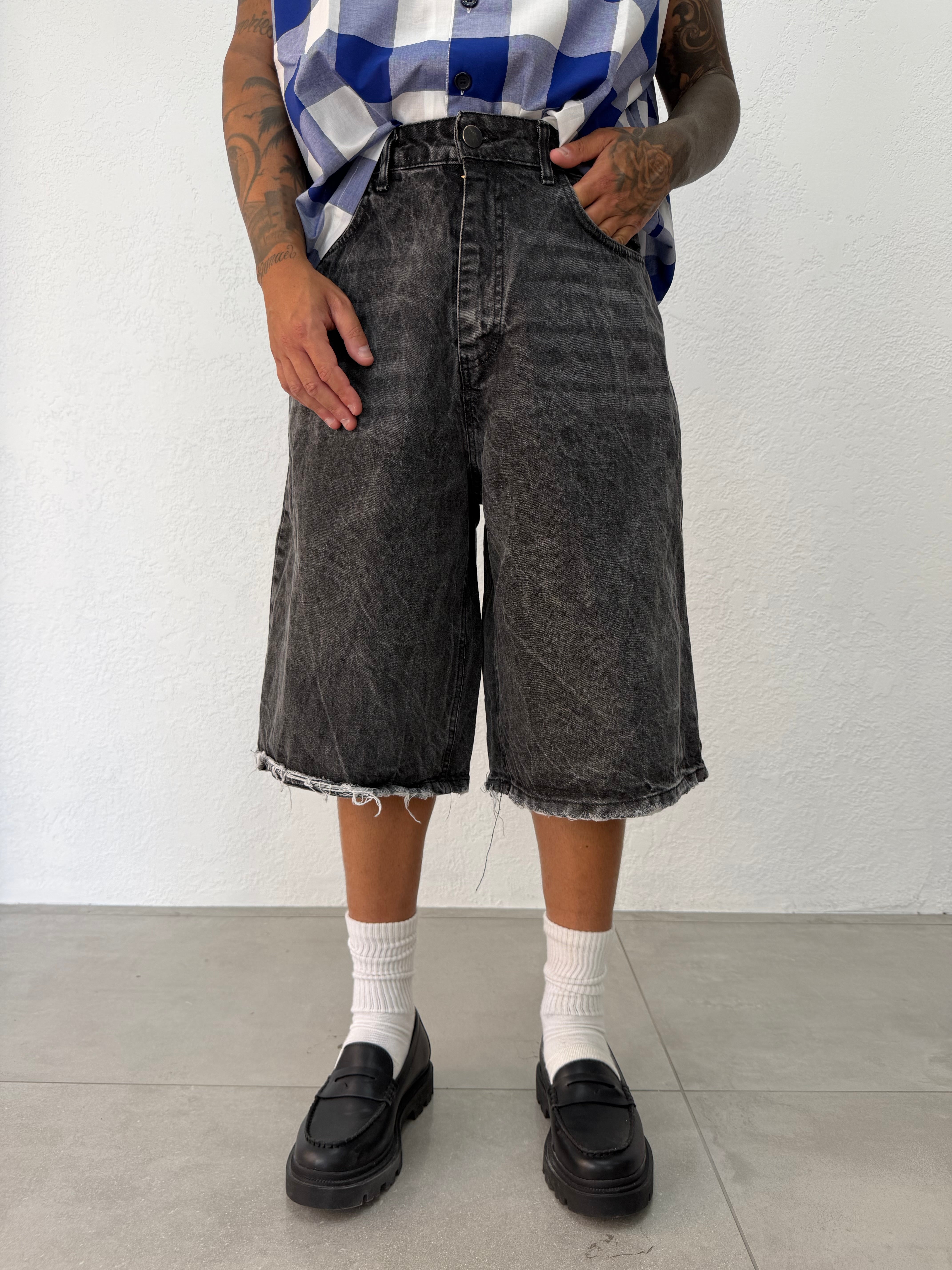 CHICANOS DENIM SHORT