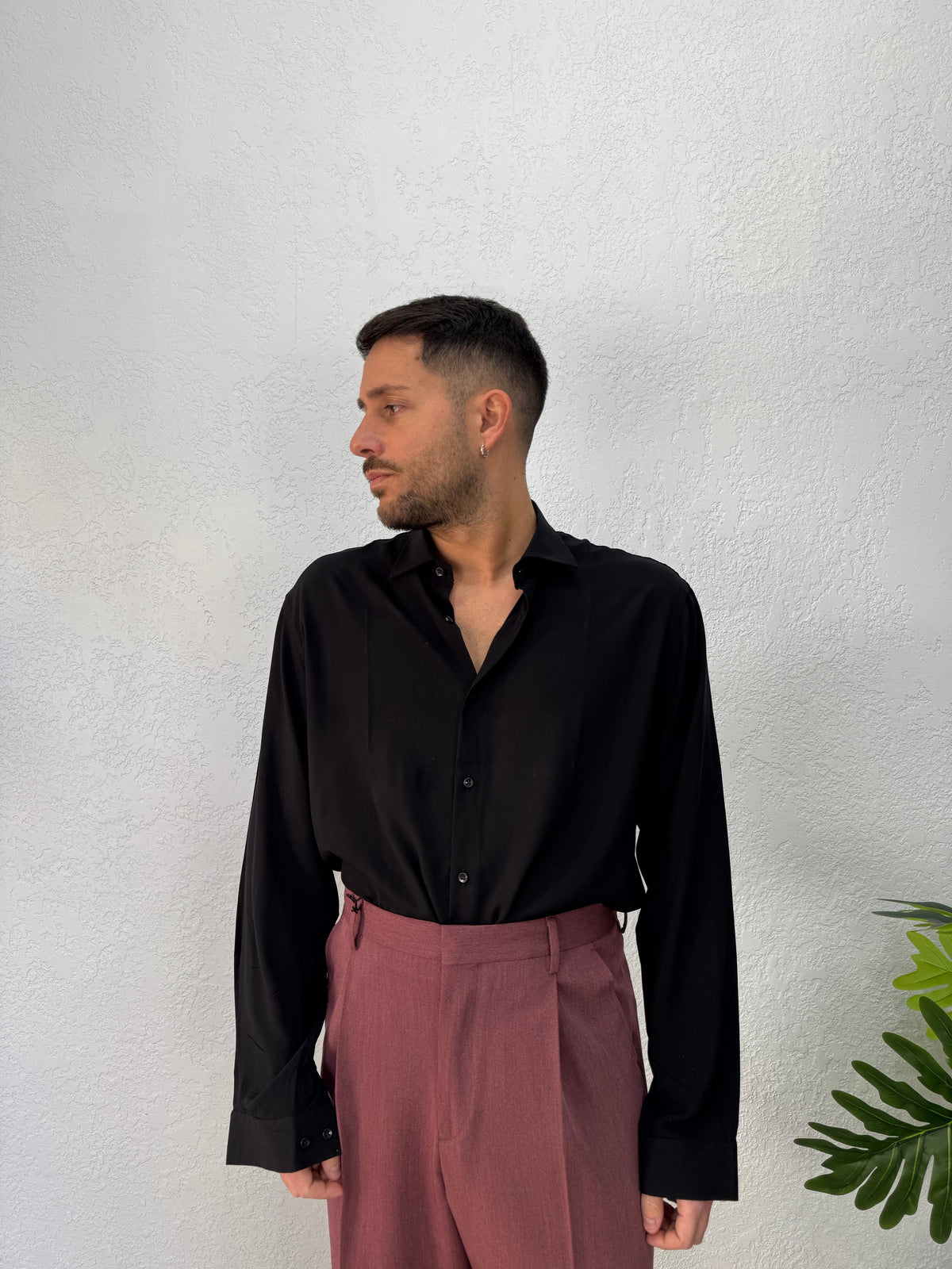 CAMICIA IN VISCOSA OVER
