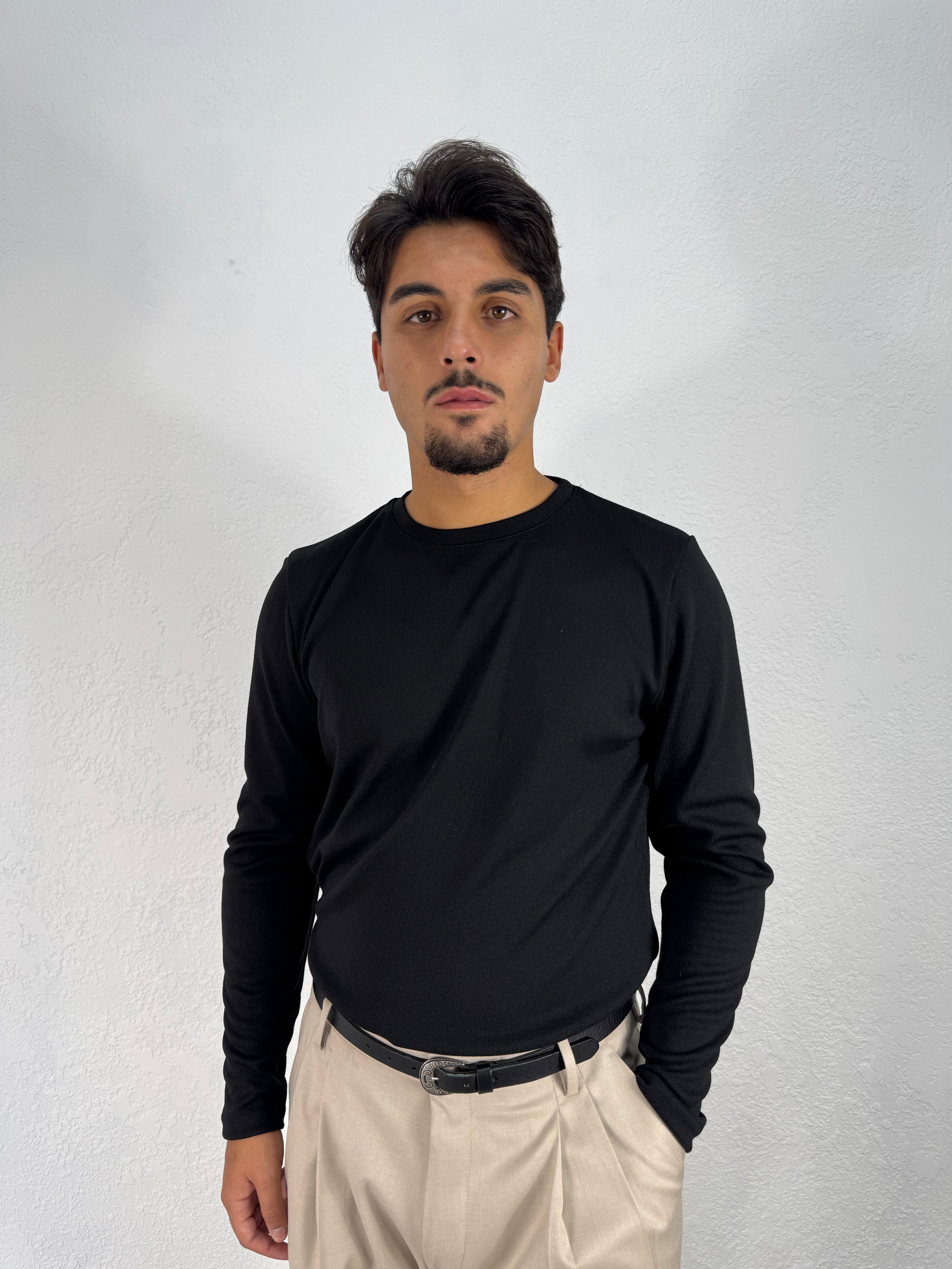 T-SHIT A COSTE MANICA LUNGA