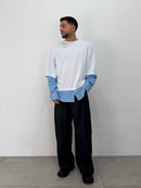 T-SHIRT LONG SLEEVE CON CAMICIA