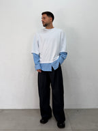 T-SHIRT LONG SLEEVE CON CAMICIA