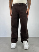 JEANS COORDINATO CAMICIONE OVER MARRONE