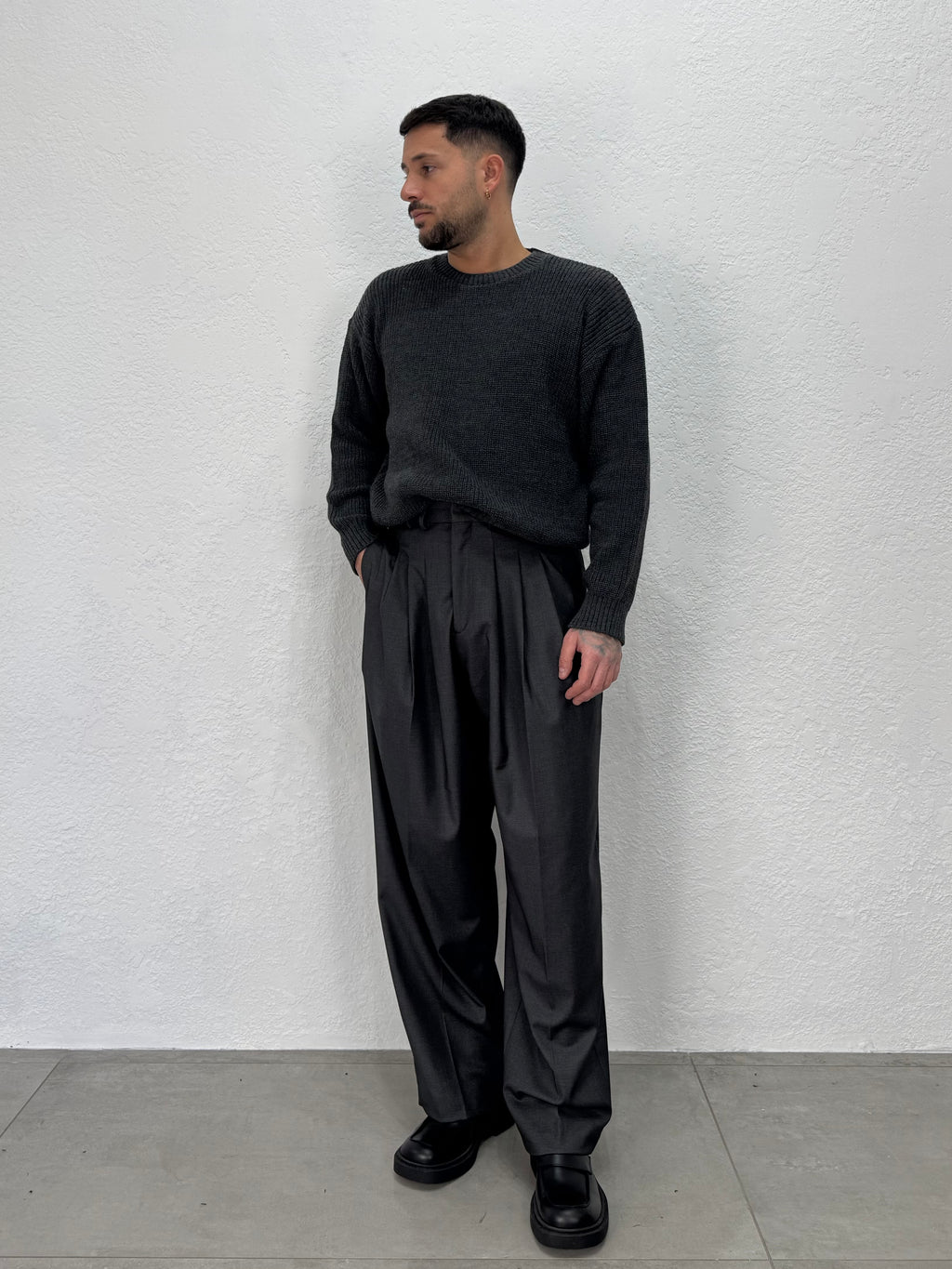 MAGLIONE GIROCOLLO CROPP
