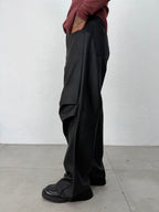 PANTALONE EFFETTO PELLE