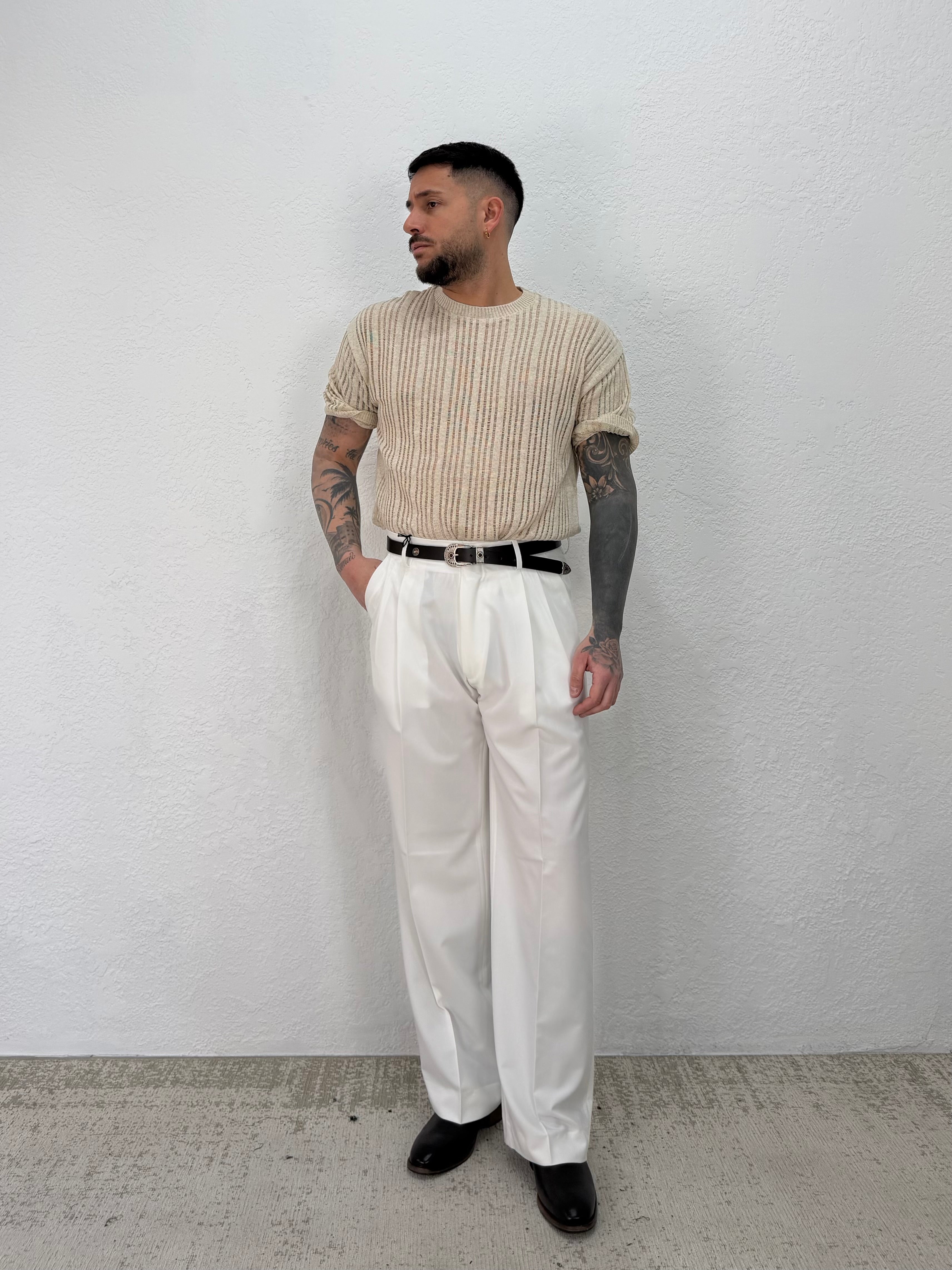 MAGLIA IN FILO VELATA