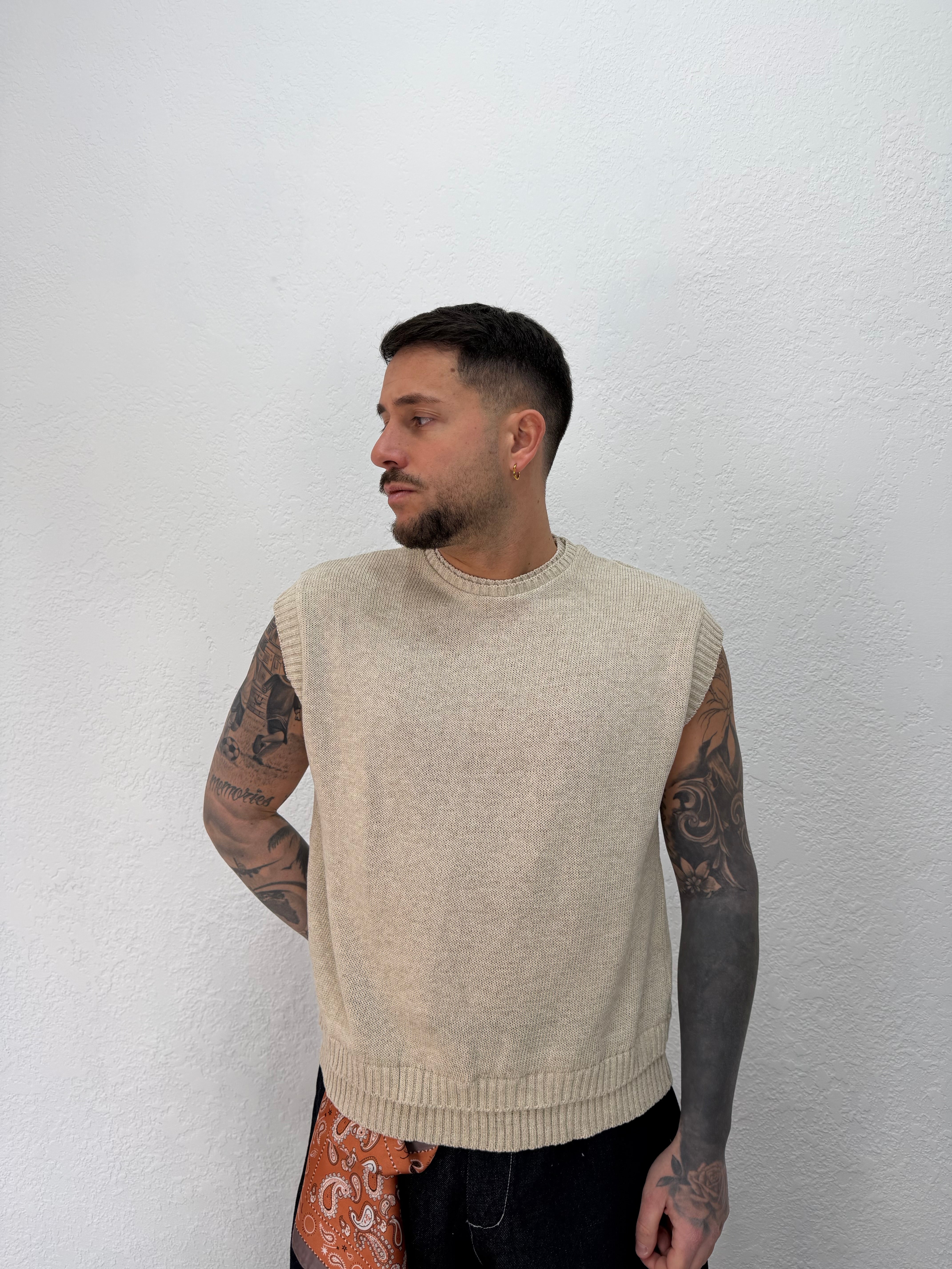 GIROCOLLO DOPPIATO SMANICATO