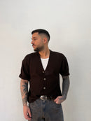 CARDIGAN SCOLLO V IN FILO