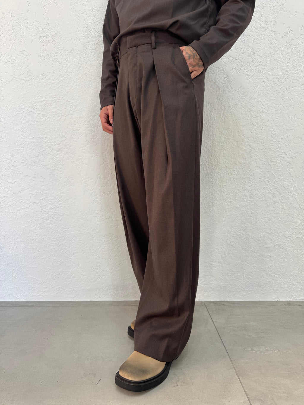 PANTALONE PINCES LATERALE SMITH