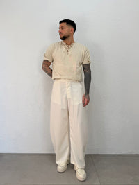MAGLIA IN FILO CON LACCIO