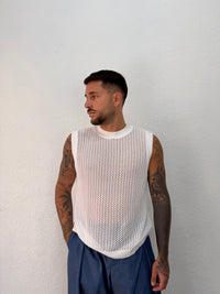 MAGLIA SMANICATO TRAFORATA