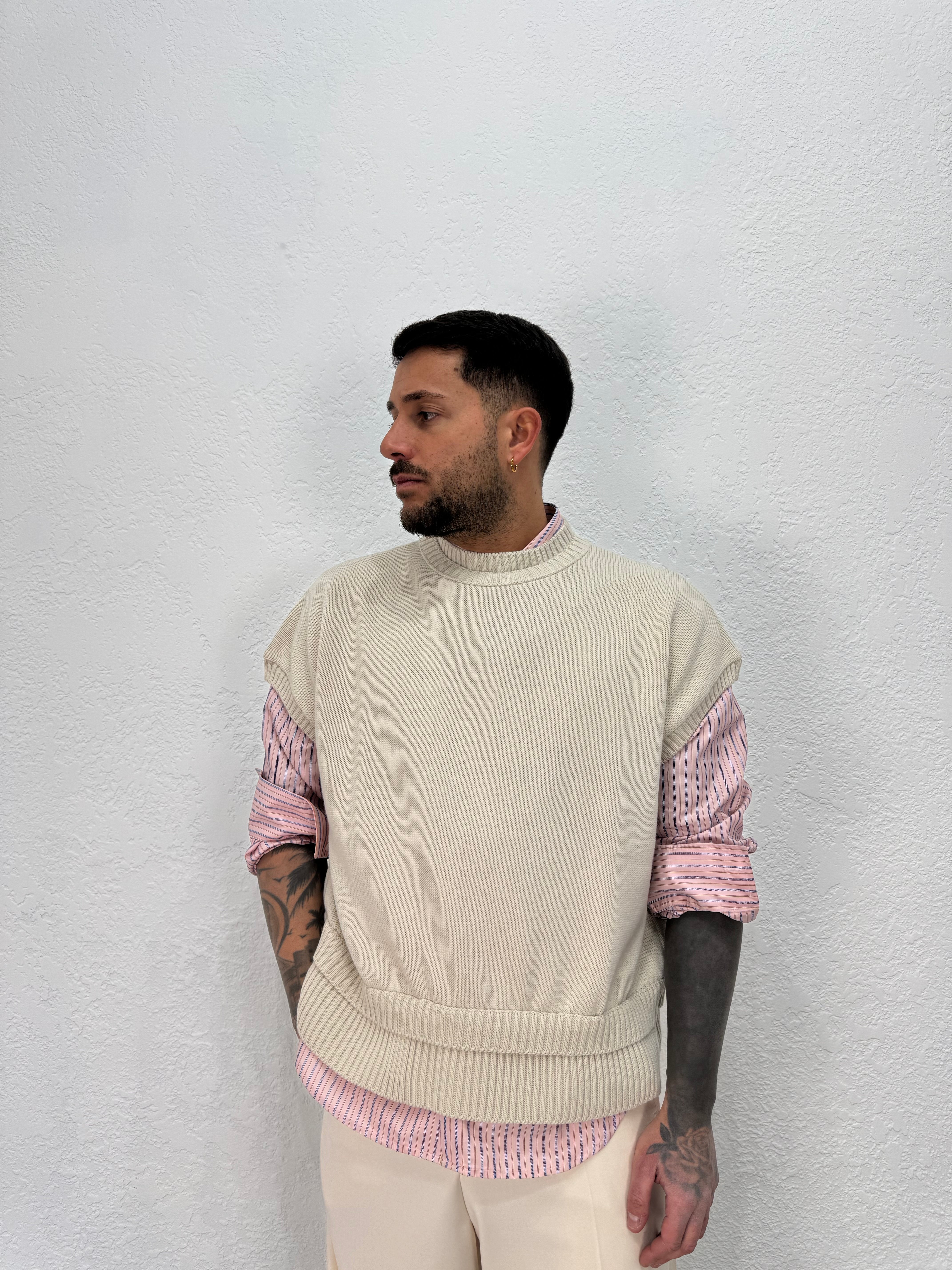 SMANICATO CROPP PROFILI DOPPIATO