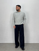 MAGLIONE GIROCOLLO SPAZZOLATO