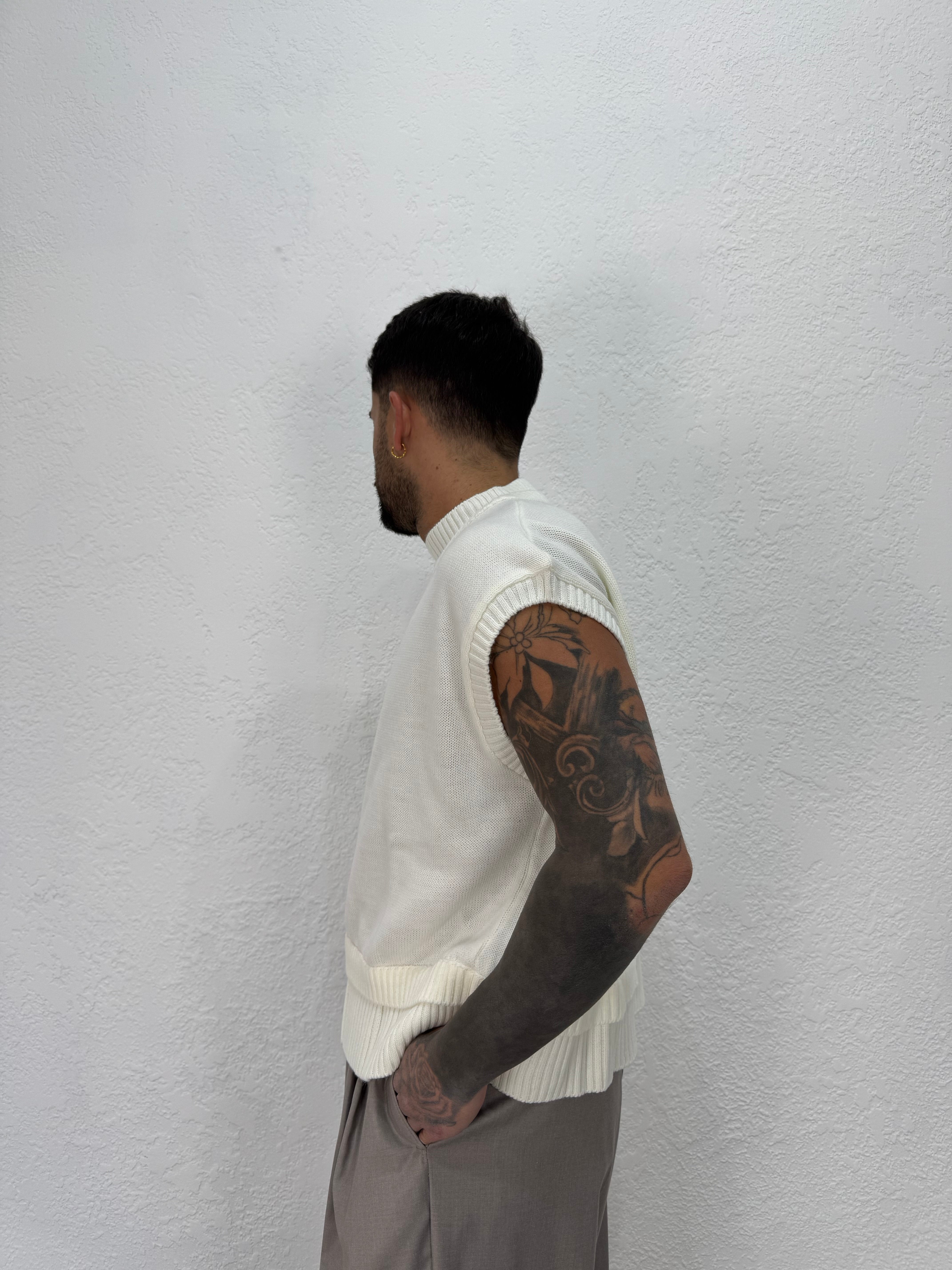 SMANICATO CROPP PROFILI DOPPIATO