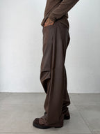 PANTALONE EFFETTO PELLE