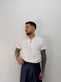MAGLIA IN FILO CON LACCIO