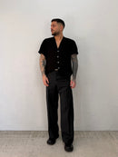 CARDIGAN SCOLLO V IN FILO