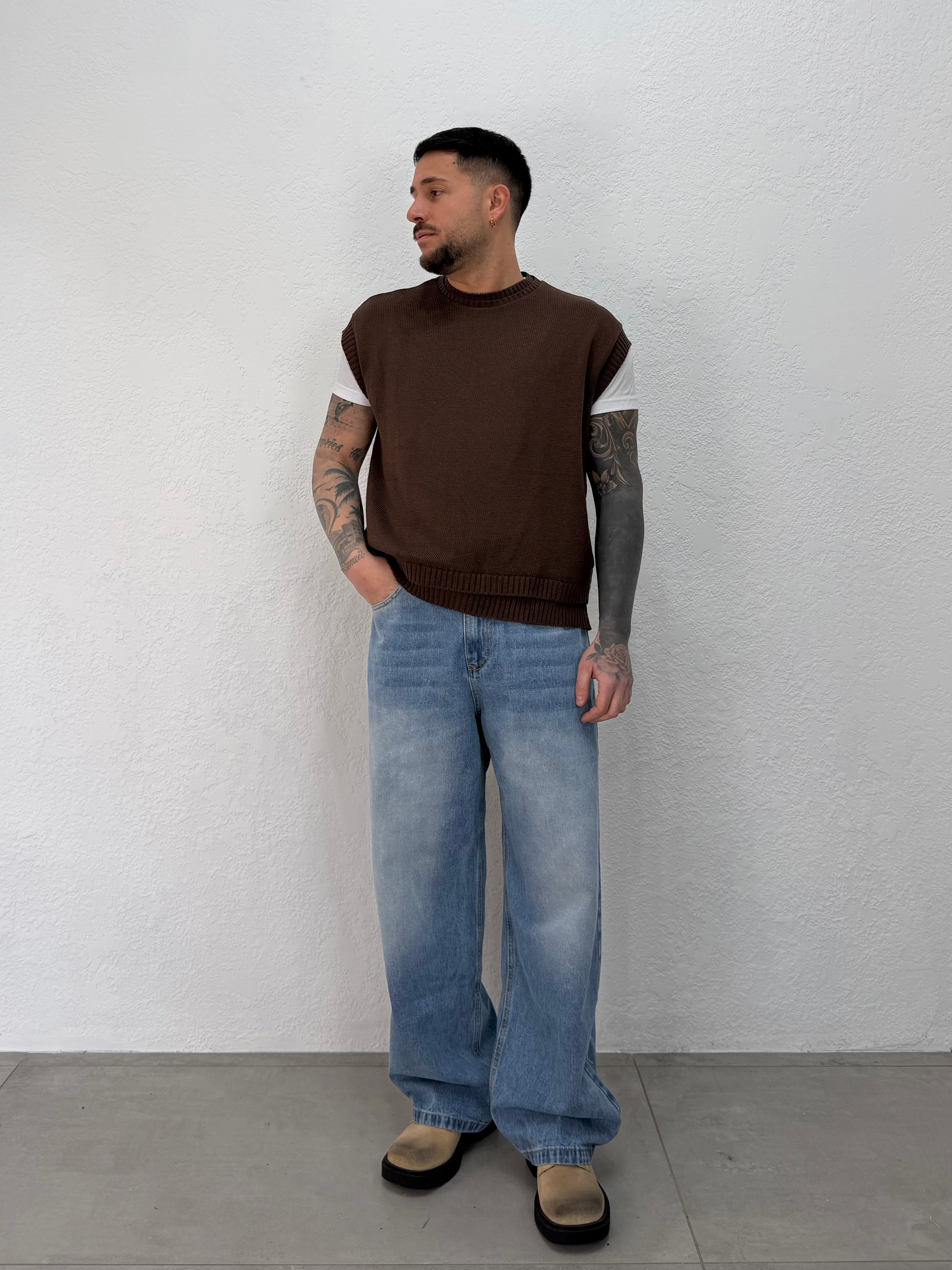 GIROCOLLO DOPPIATO SMANICATO