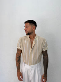CAMICIA IN FILO RIGATA