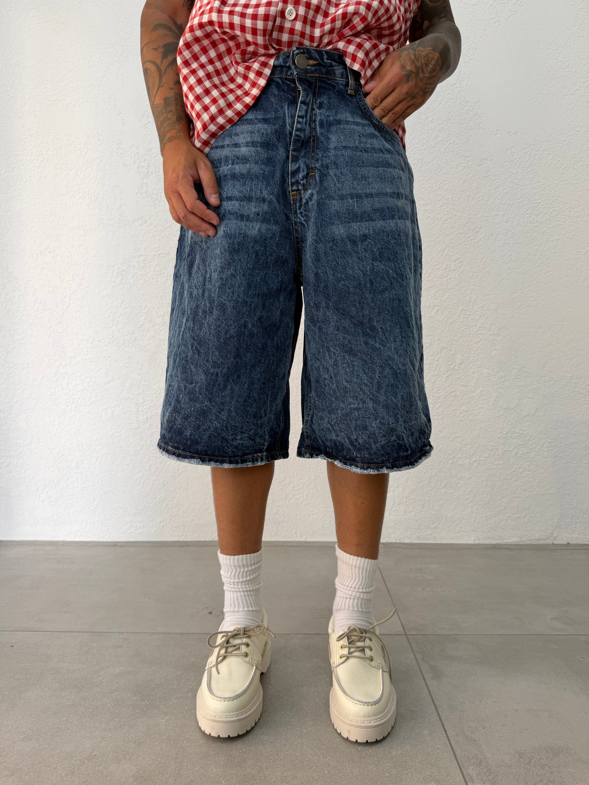 CHICANOS DENIM SHORT