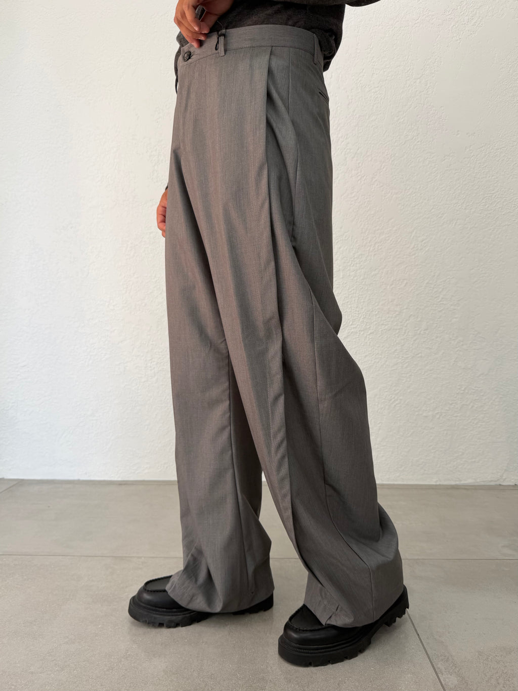 PANTALONE PINCES LATERALE MIDWEST