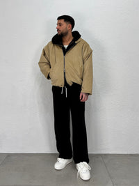 PUFFER OVER IN VELLUTO