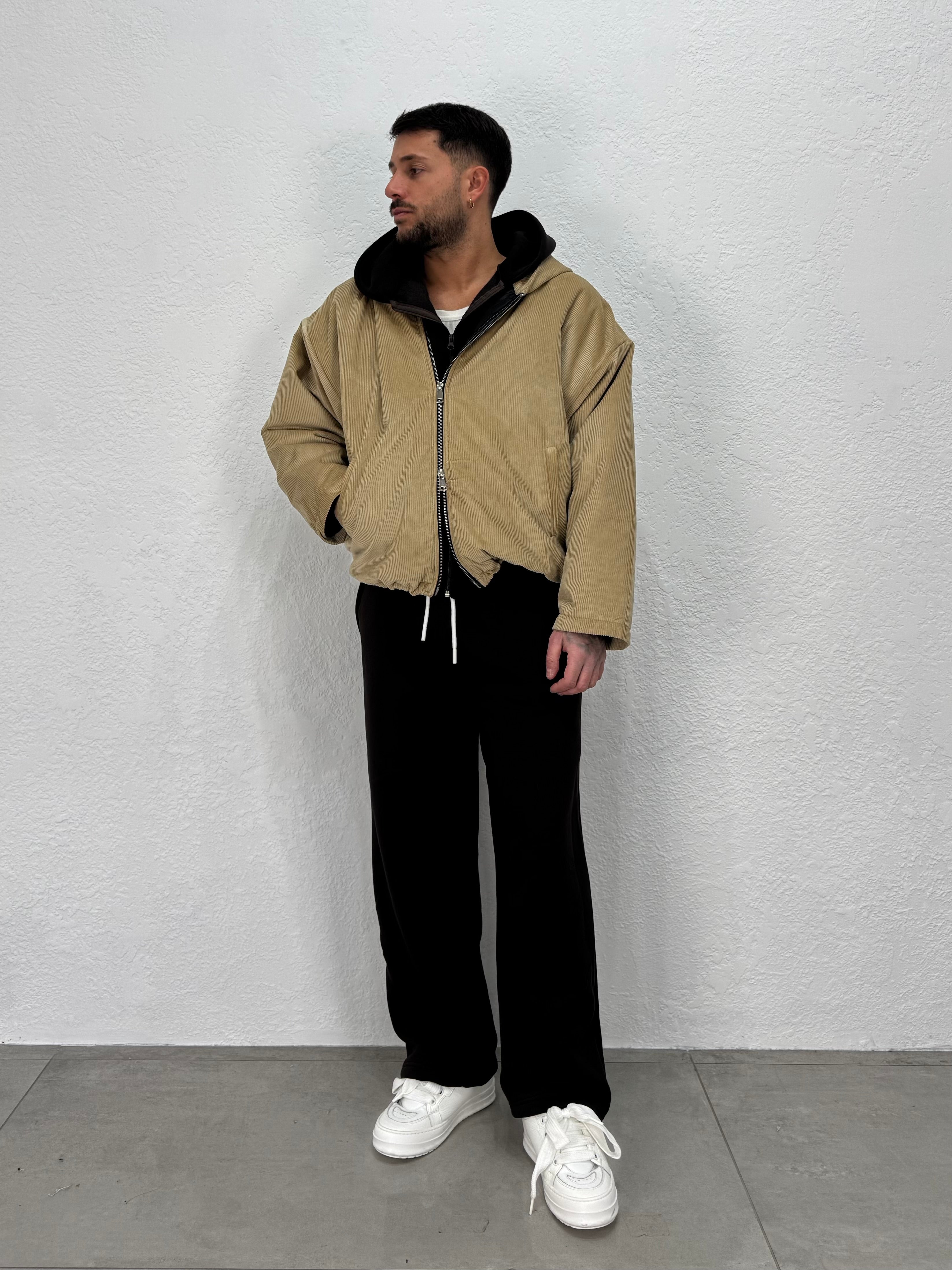 PUFFER OVER IN VELLUTO