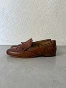 Mocassino in Cuoio con Borchie