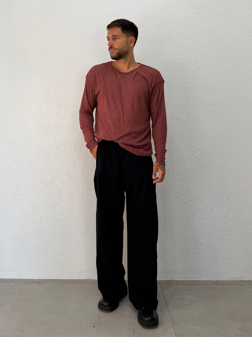 PANTALONE PINCES LATERALE MIDWEST