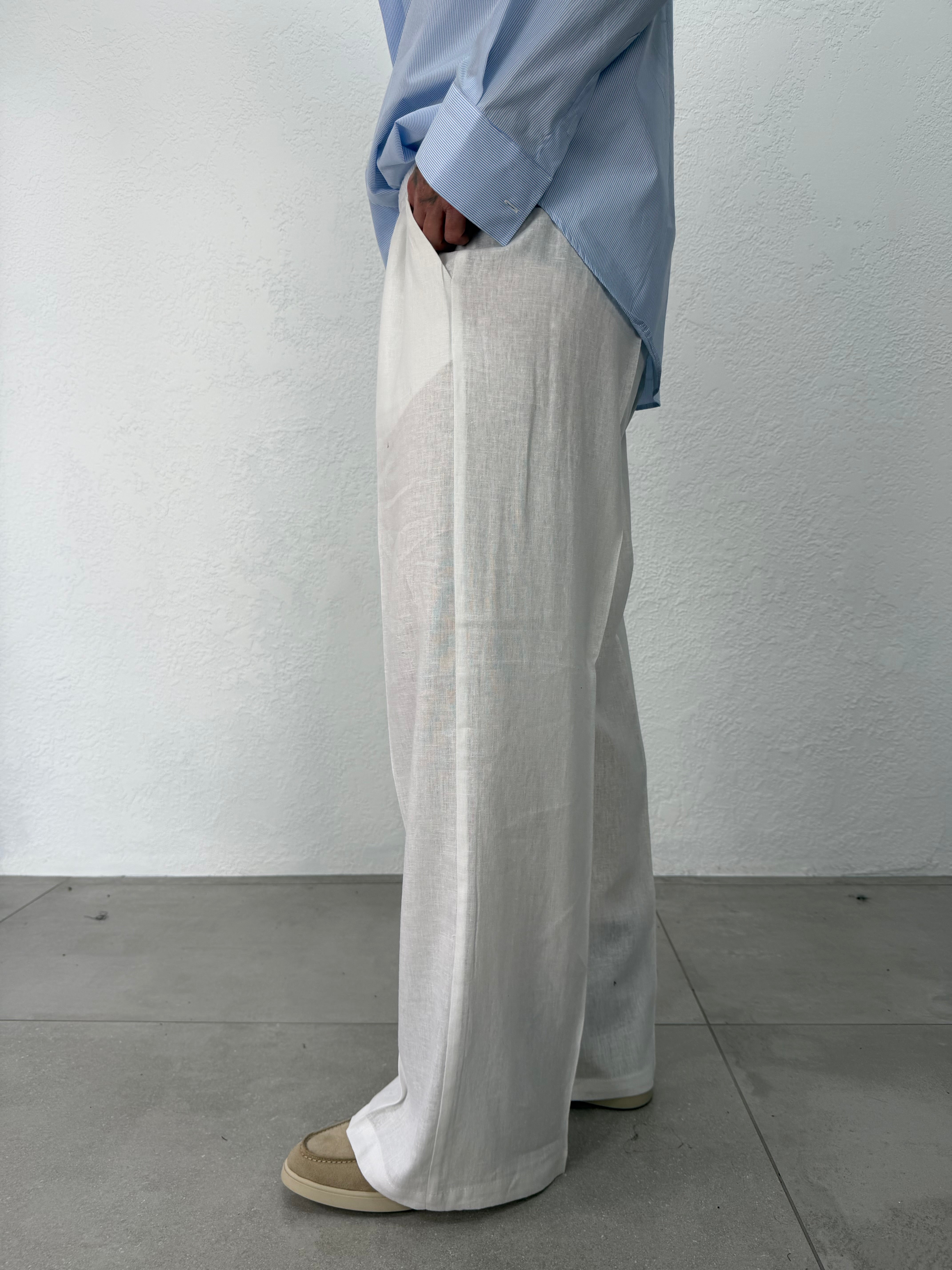 PANTALONE SAFARI CON MOLLA FONDO AMPIO