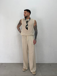 MAGLIA SMANICATO TRAFORATA