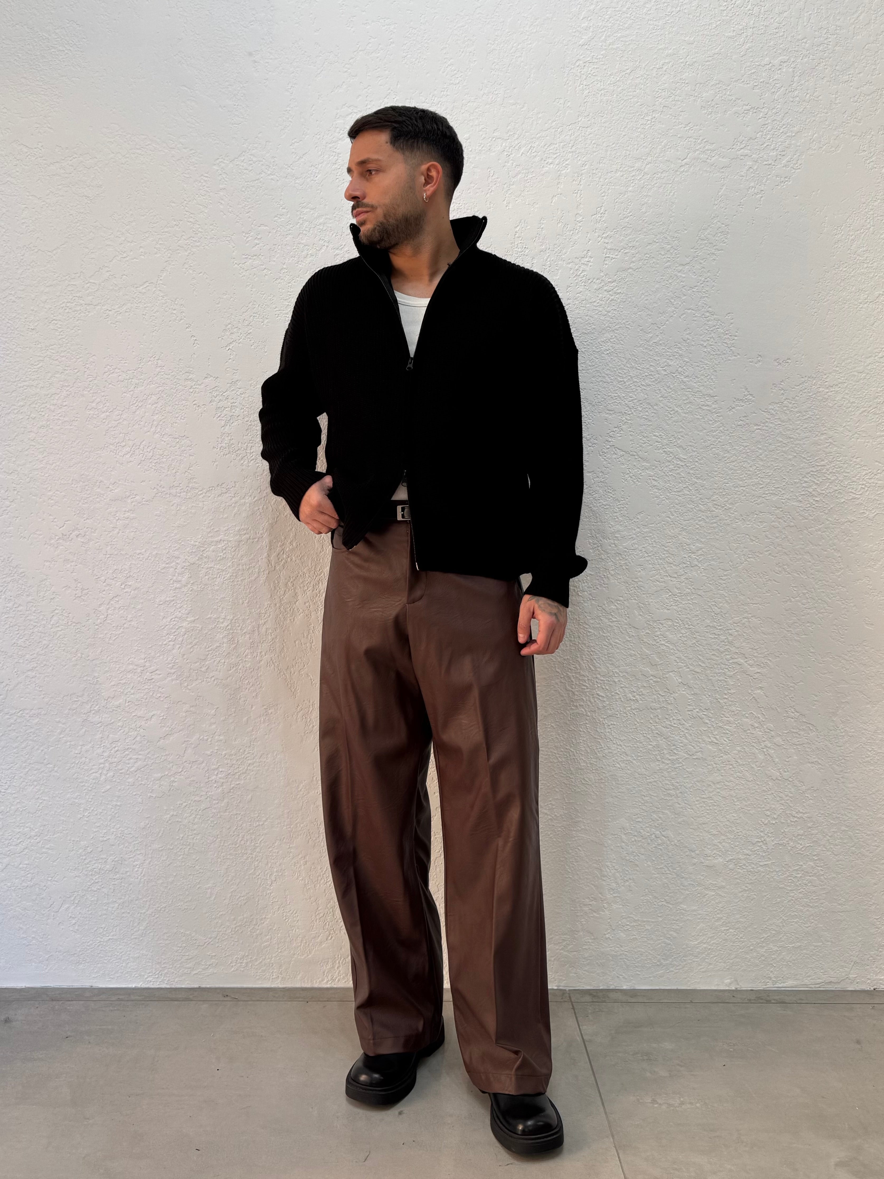 CARDIGAN FULL ZIP DOPPIO CURSORE