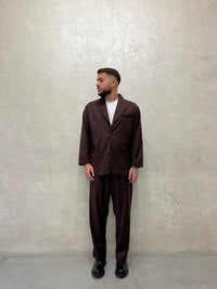 Pantalone Gamba Larga Coordinato Camicia