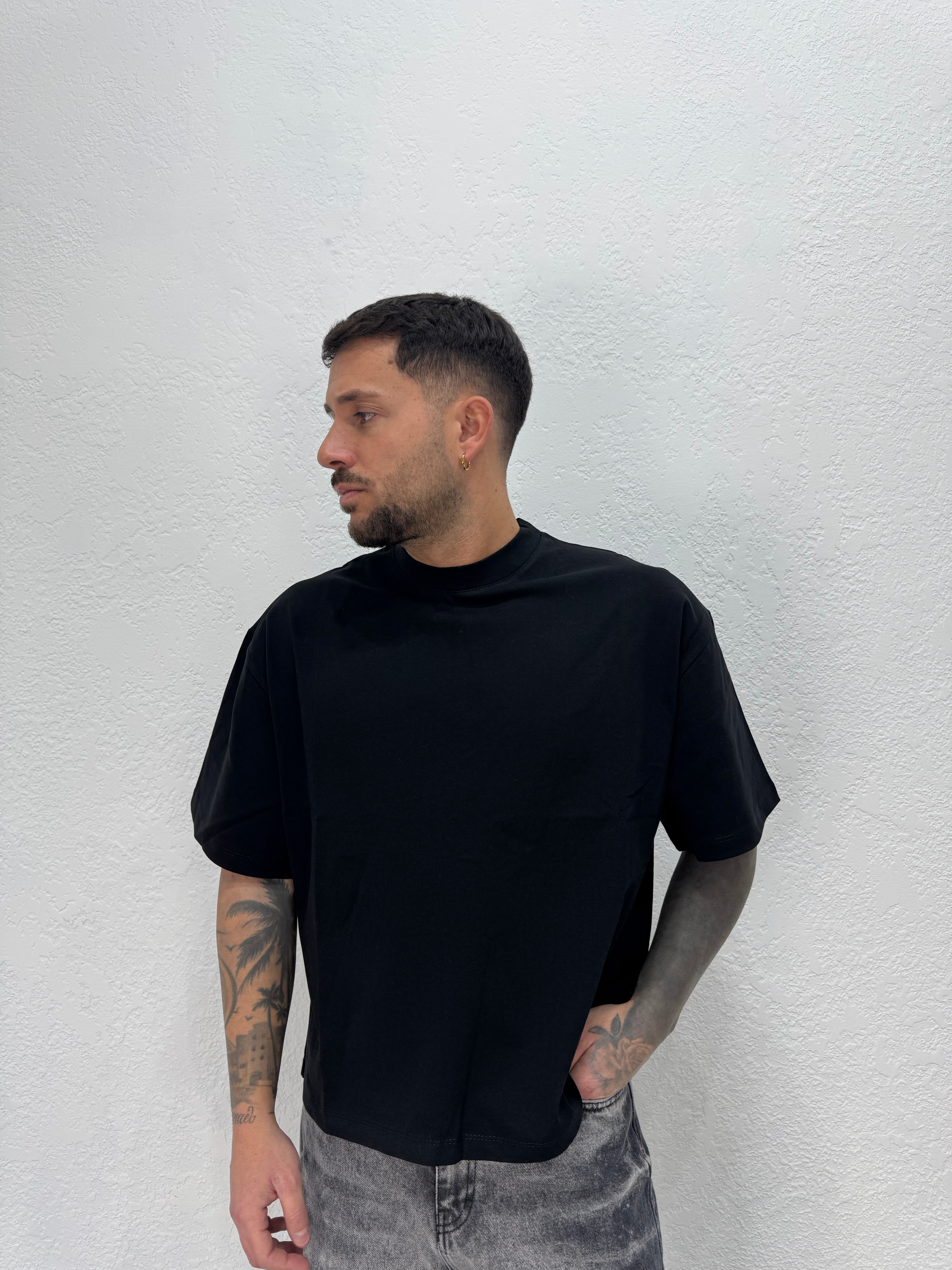 T-SHIRT COTONE PESANTE BOXY