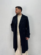 CAPPOTTO REGOLARE LUNGO BLU