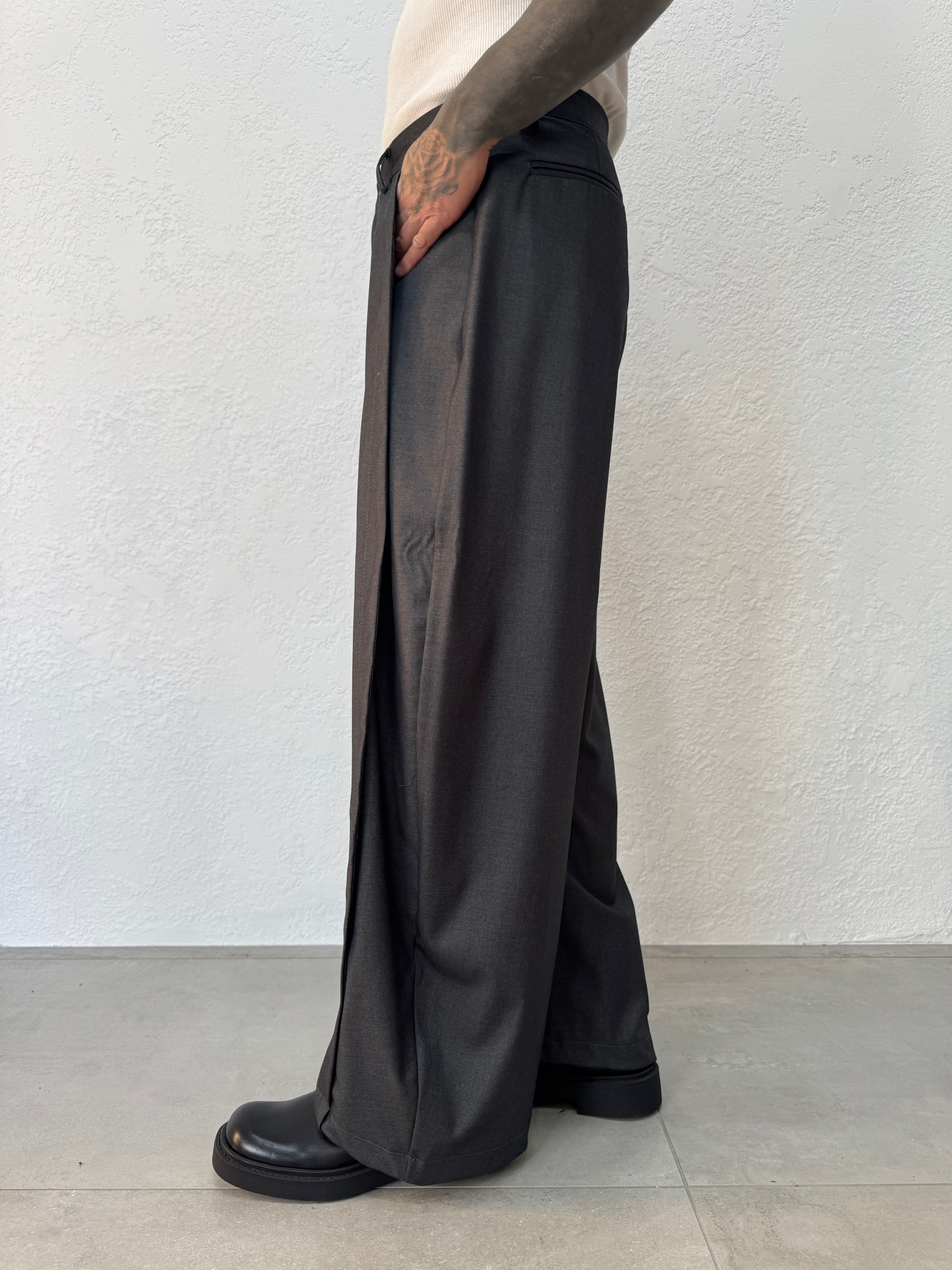 PANTALONE BALOON PINCES LATERALE